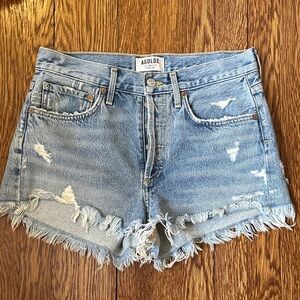 Agolde Parker Shorts in Swapmeet 25